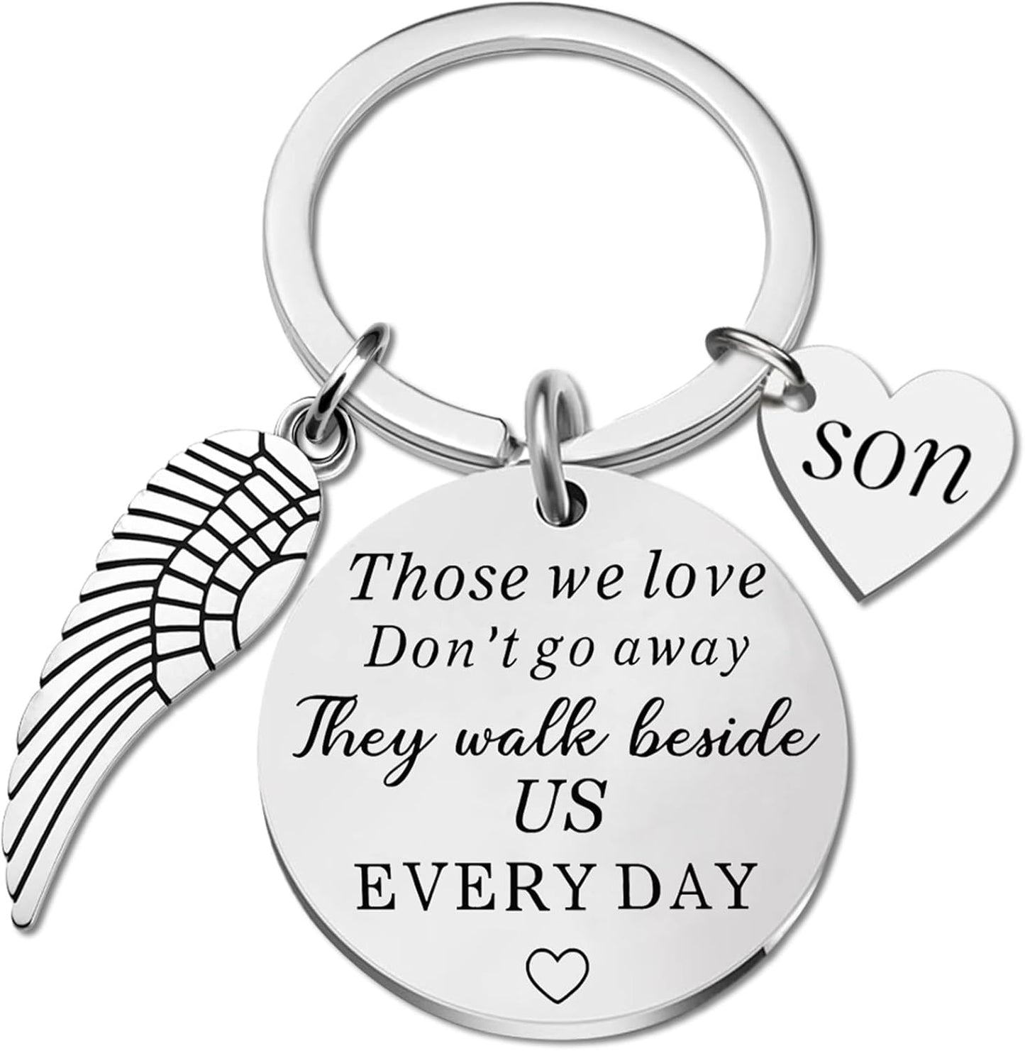 Loss Of Dad Mom Brother Son, Bereavement Memorial Gifts-They Walk Beside Us Every Day
