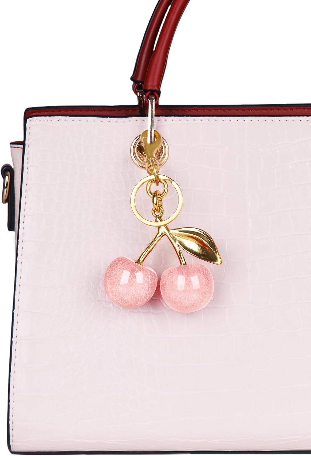 Cherry Bag Charm Cute Cherry Accessories Sparkling Purse Charms for Women