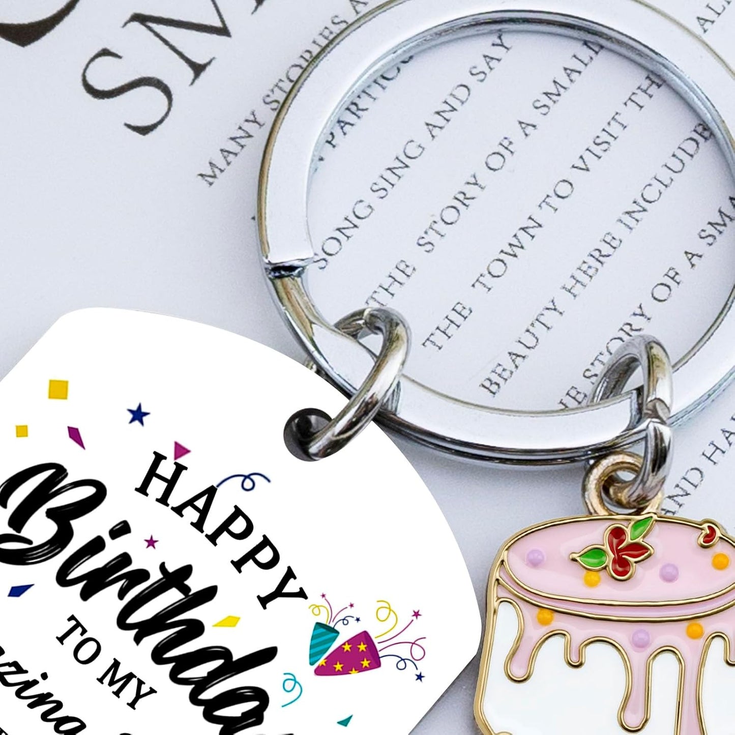 Best Birthday Gifts for Best Friend Women Charm Keychain for Teen Girls Boys