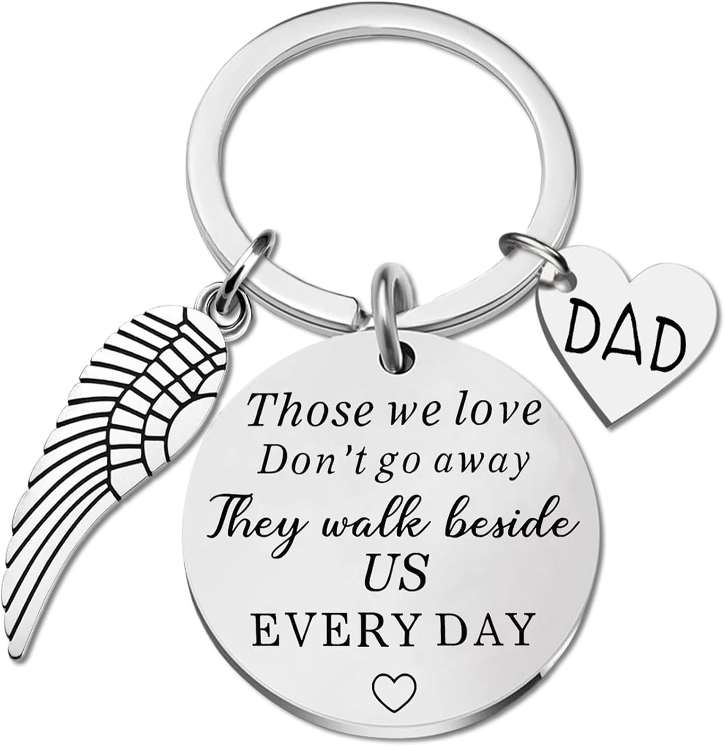 Loss Of Dad Mom Brother Son, Bereavement Memorial Gifts-They Walk Beside Us Every Day