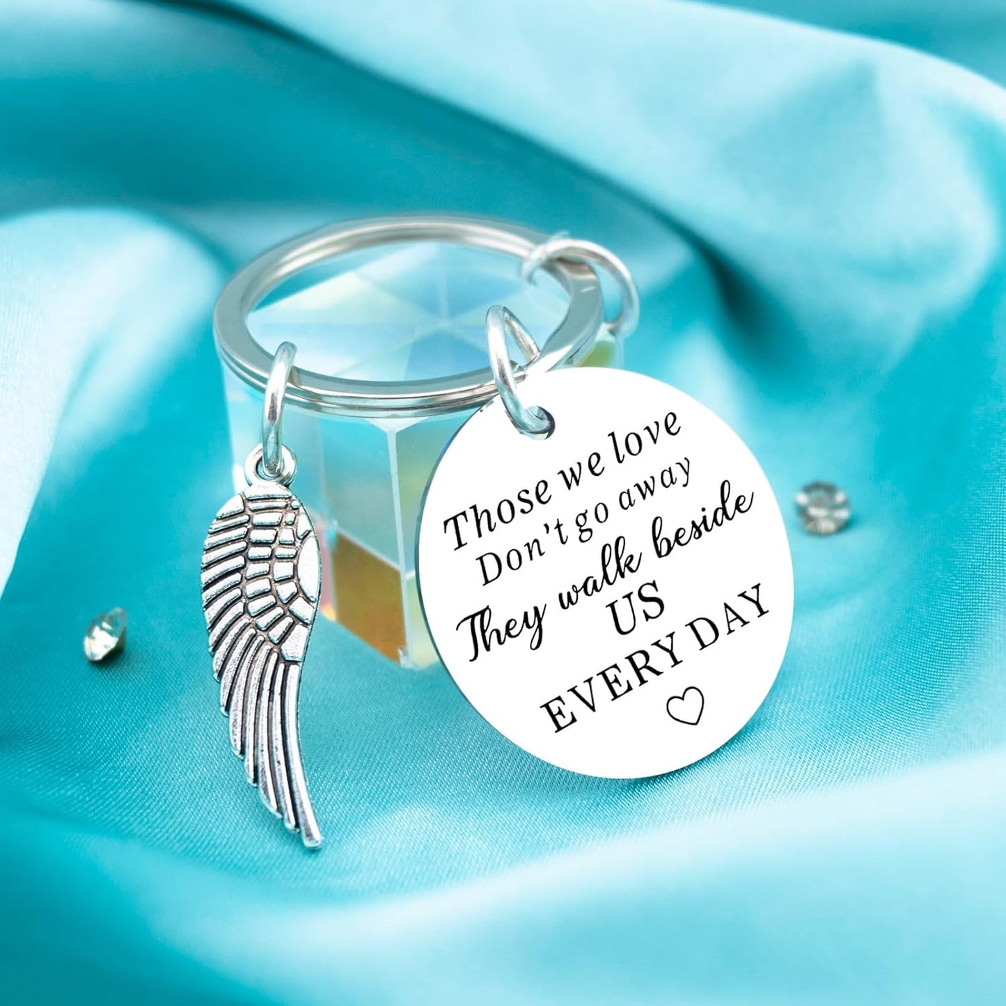 Loss Of Dad Mom Brother Son, Bereavement Memorial Gifts-They Walk Beside Us Every Day