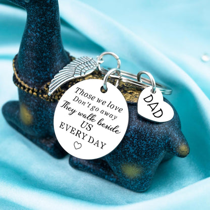 Loss Of Dad Mom Brother Son, Bereavement Memorial Gifts-They Walk Beside Us Every Day
