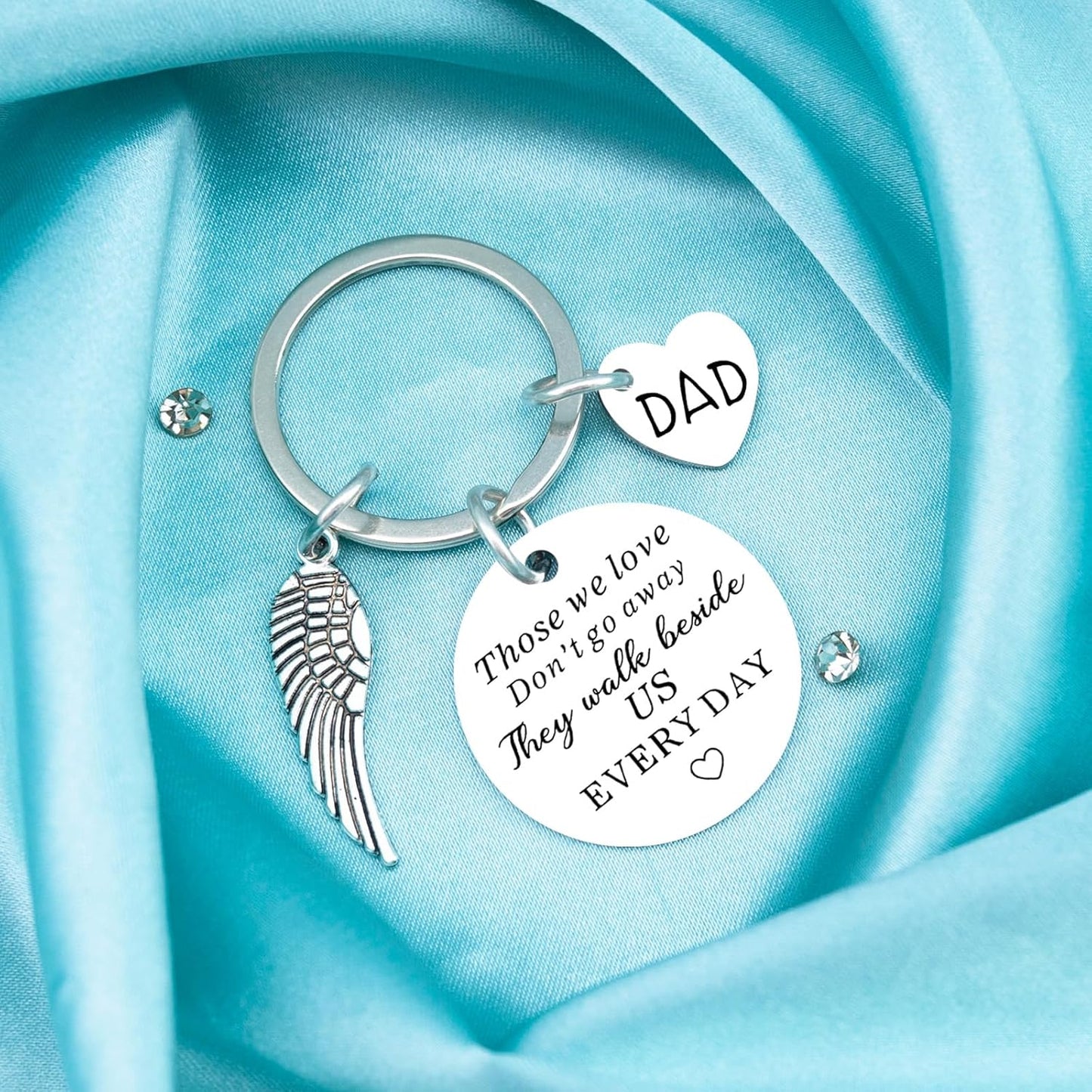 Loss Of Dad Mom Brother Son, Bereavement Memorial Gifts-They Walk Beside Us Every Day